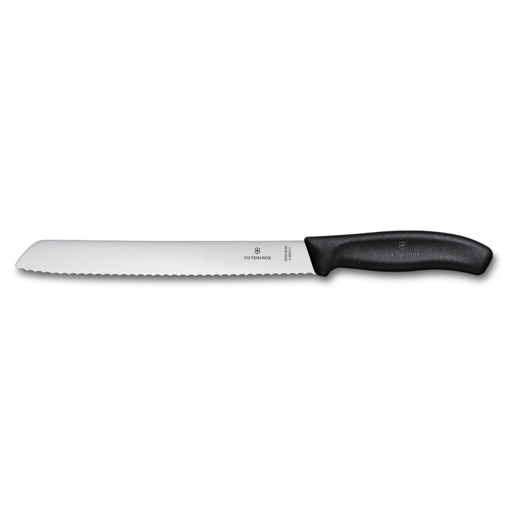 Victorinox, Swiss Classic, Profi Brotmesser, Extra Scharfe Klinge, Wellenschliff, 21 cm, Robuster Ku