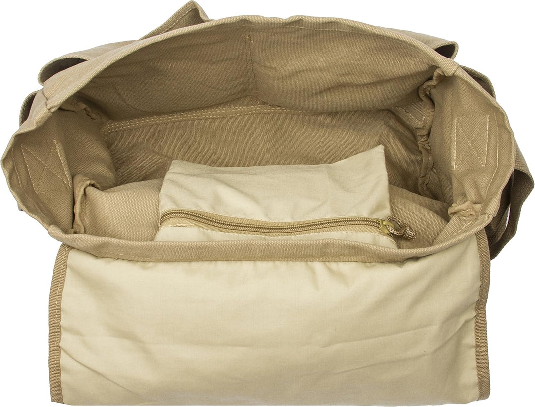 Sweetbriar Classic Vintage Messenger Bag - Original Heavyweight Cotton Canvas Shoulder Bag with Upgr