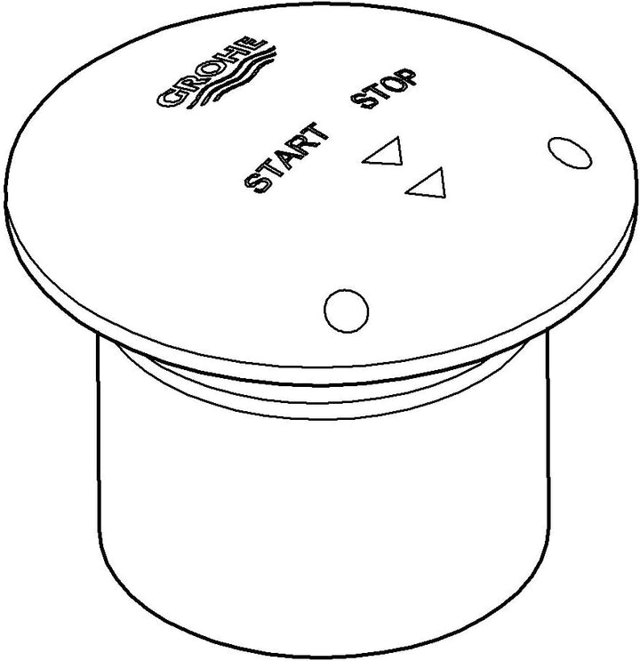 GROHE Betätigungskappe (Original Ersatzteil, Langlebig, Robust, Herstellergarantie: 5 Jahre), Chrom,