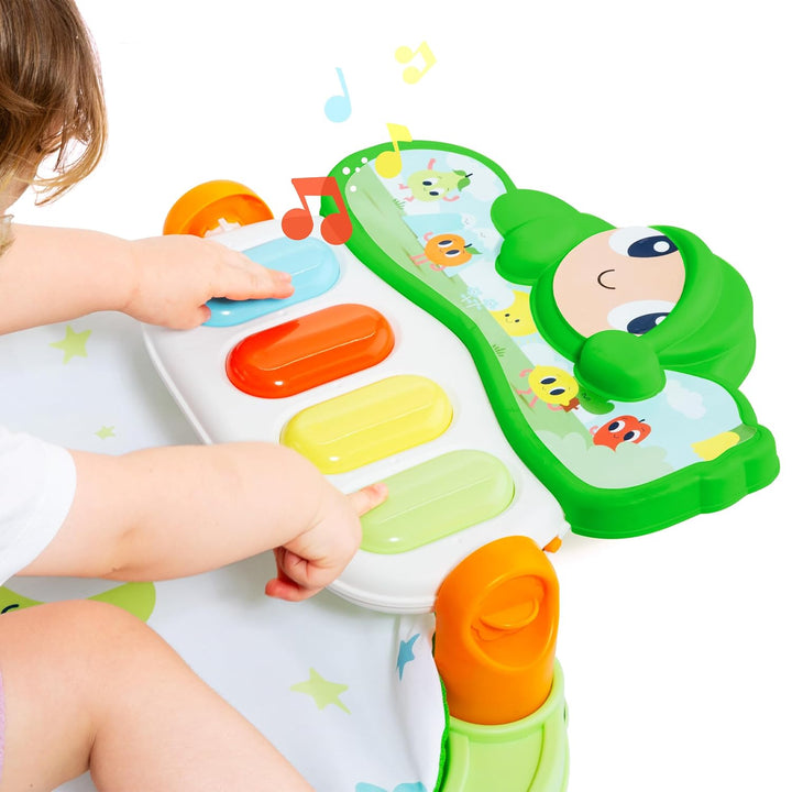 MOLTO – Gusy Luz Baby-Spielmatte "Activity Piano“ mit Lichtern, Geräuschen und 20 Melodien, Spieltep