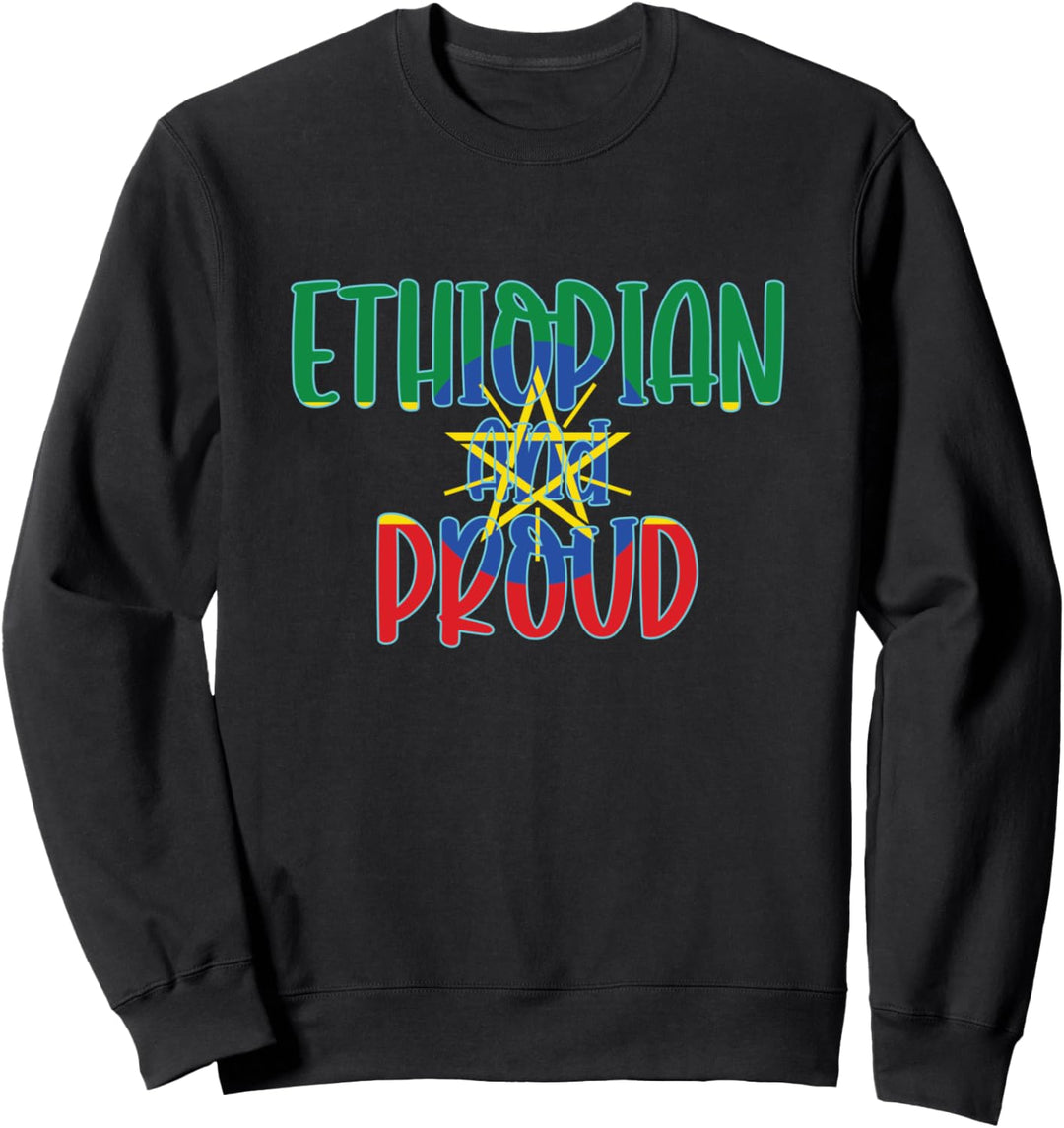 Äthiopisch und Stolz - Äthiopien Flagge Stolz Sweatshirt