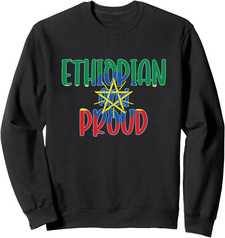 Äthiopisch und Stolz - Äthiopien Flagge Stolz Sweatshirt