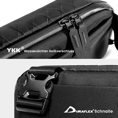 tomtoc Kompakt X-Pac Sling Bag, 4L Minimalistisch Brusttasche Umhängetasche Schultertasche für Herre