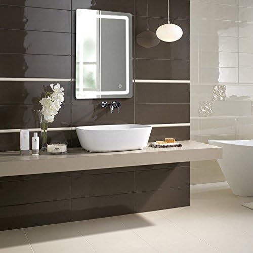 Willonin Badspiegel mit Beleuchtung,Badezimmerspiegel mit Beleuchtung, LED Touch, Energiesparend, wa