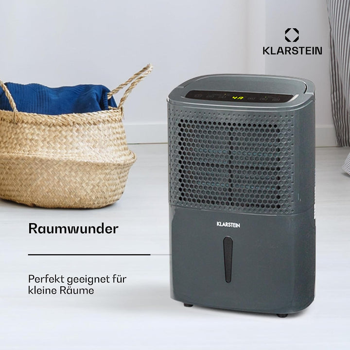 Klarstein Luftentfeuchter &amp; Luftreiniger Elektrisch, 10 L Raumentfeuchter Klein für Wohnung Schlafzi