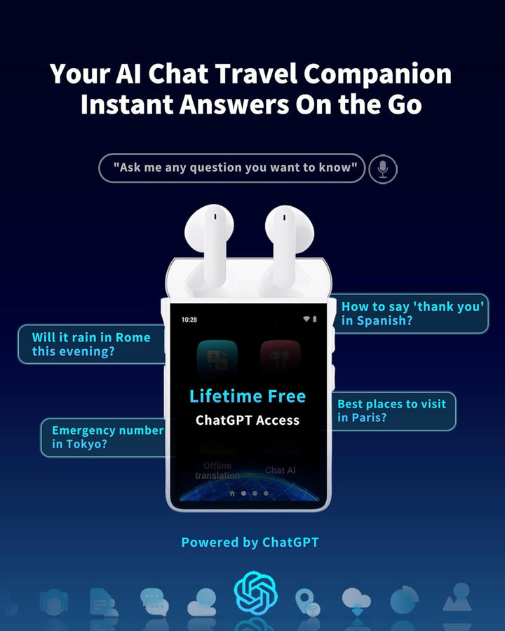 A9 Translation Earbuds WIFI WHITE Only WiFi (White) A9S - WiFi Only, Only WiFi (White) A9S - WiFi On