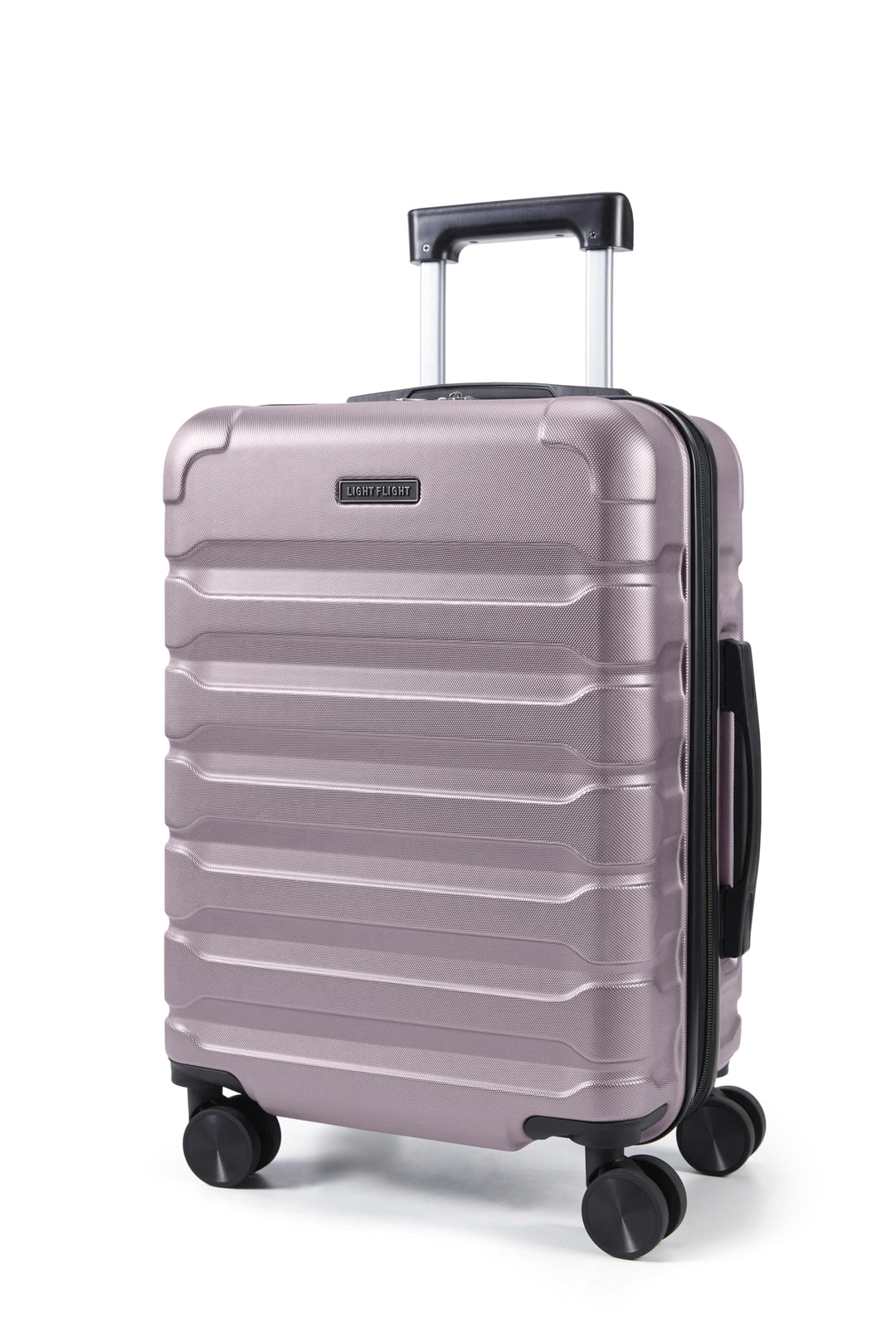 LIGHT FLIGHT Handgepäck Koffer Trolley, Erweiterbarer 33/41L Reisekoffer mit Rollen Robuster Hartsch