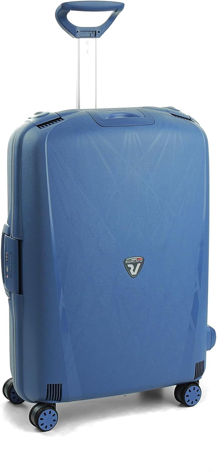 RONCATO Light Hartschalen Koffer Trolley medium Blau, Blau