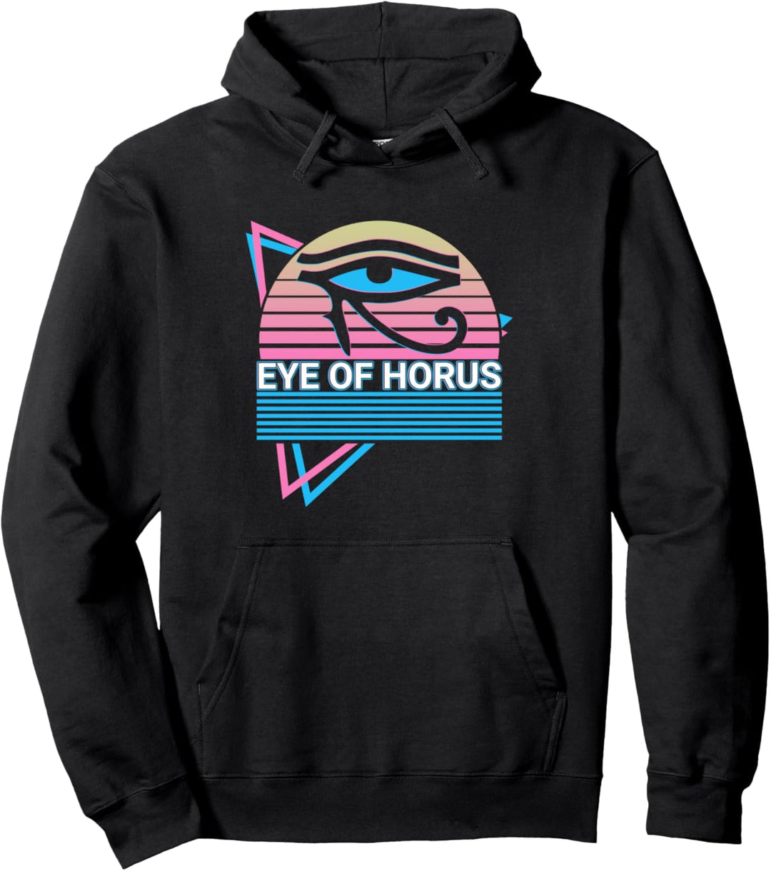 Auge des Horus Retro Pullover Hoodie