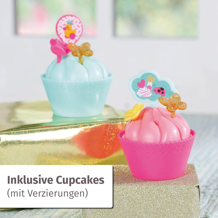 BABY born Partykleid Zapf Creation 834152 Deluxe Geburtstag 43cm-Puppenzubehör Puppenkleidung Set be