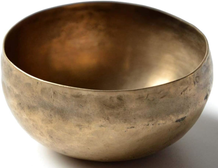 BUDDHAFIGUREN/Billy Held Klangschale Khobre, Metall, Gold, 150-200g
