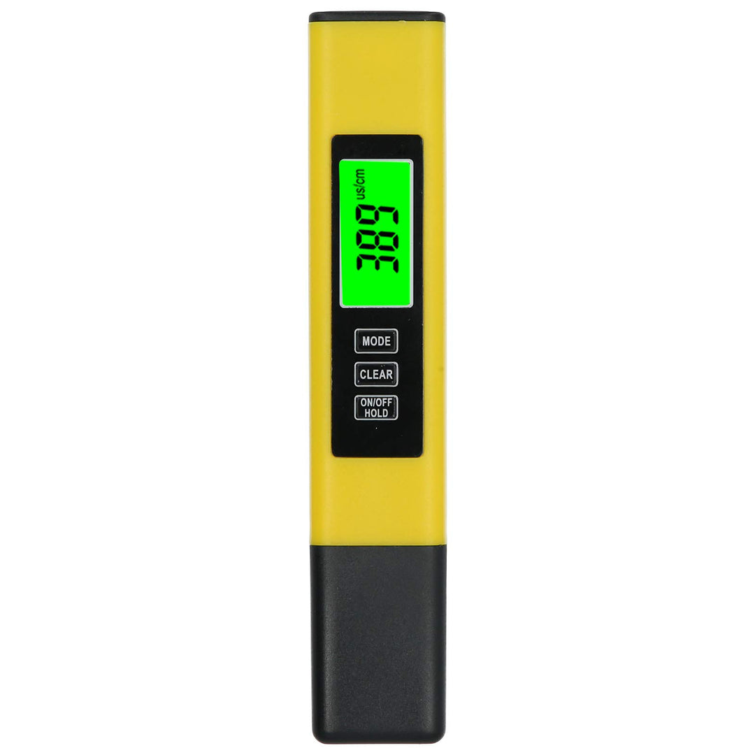 Fdit Tragbarer 3-in-1-pH-Tester Digital - Kombiniert mit TDS EC-Temperaturmesser Digital Water Quali