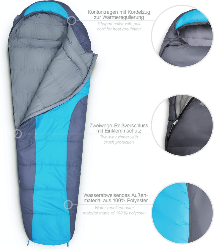 Where Tomorrow Ultraleicht Schlafsack | Outdoor Sommerschlafsack | Camping, Festival, Reise | 3-4 Ja