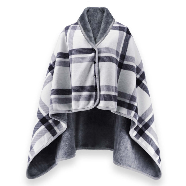 beifon Poncho Winter Warm Damen Decke Flanell Fleece Poncho Cape Weiche Dicke Winter Warm Wrap Ponch
