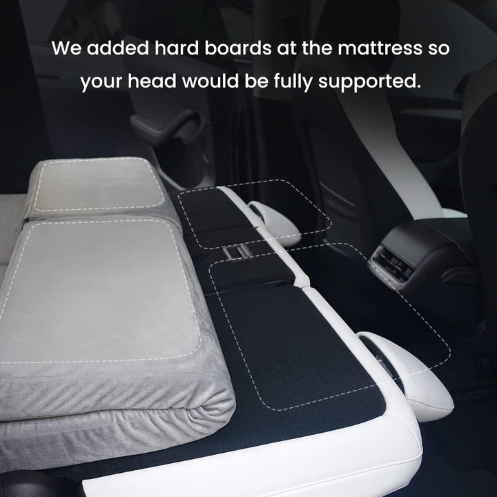 TESCAMP Campingmatratze für Tesla Model Y CertiPUR Memory Foam Matratze, Aufbewahrungstasche und Bet