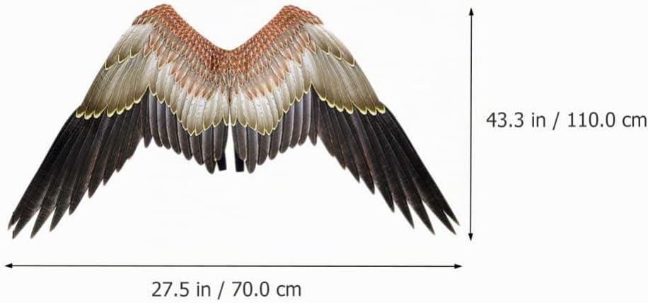 STOBOK Adlerflügel Vogel Kostüm Flügel Karneval Performance Requisite für Erwachsene Jungen Mädchen