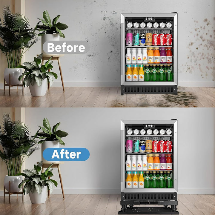 60 x 60cm Mini Silikonmatte Kühlschrank, Kühlschrankbodenschutz, auslaufsichere Kühlschrank-Tropfsch