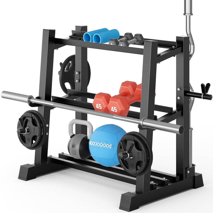 Dripex 3/5 Ebenen hantelständer kurzhanteln, Passend zu Hanteln, Kettlebells, Langhanteln, Max.500kg