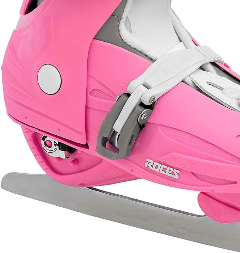 Roces Kinder Schlittschuhe MCK II F Grössenverstellbar 36/40 White-Rosa, 36/40 White-Rosa