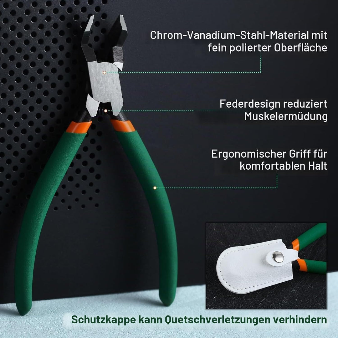 SPEEDWOX Modellbauzange Drahtschneider 45° Angusszange Drahtbündelschneider, Elektronische Modellbau