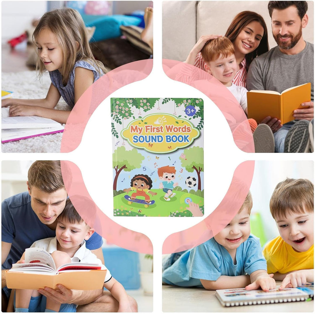 First English Words Book Sound, interaktives sprechendes Lernbuch, pädagogische Sprechbücher, Vokabe