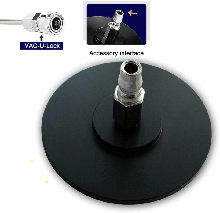 Saugnapf-Adapter für Maschine Vac-U-Lock mit Schnellluftanschluss Gerätebefestigung