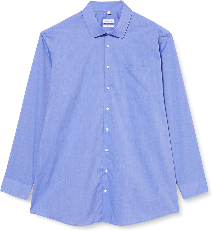 Seidensticker Herren Business Hemd Set - Doppelpack Hemden - Regular Fit - Bügelfrei - Kent Kragen -