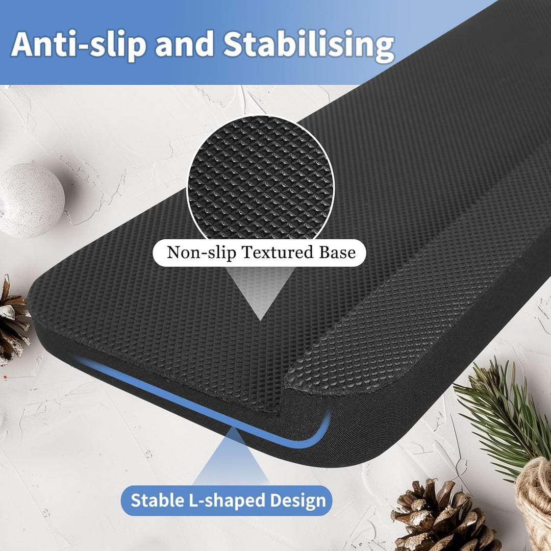 L-Förmige Handballenauflage und Ellenbogenauflage für Schreibtisch, 2 Stück Ergonomische Wrist Rest