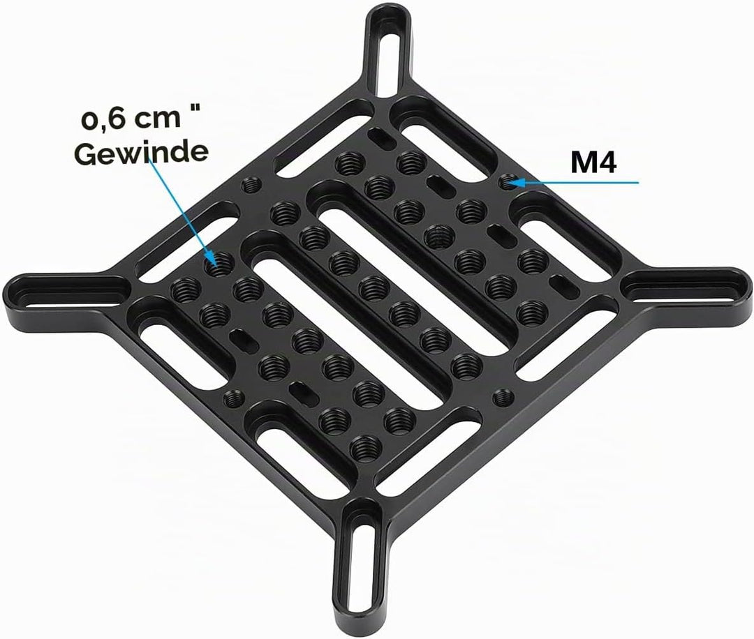 CAMVATE Mehrzweck-Käseplatte mit 75 x 75 mm und 100 x 100 mm VESA-Halterung – 3290