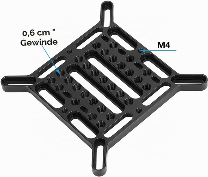 CAMVATE Mehrzweck-Käseplatte mit 75 x 75 mm und 100 x 100 mm VESA-Halterung – 3290