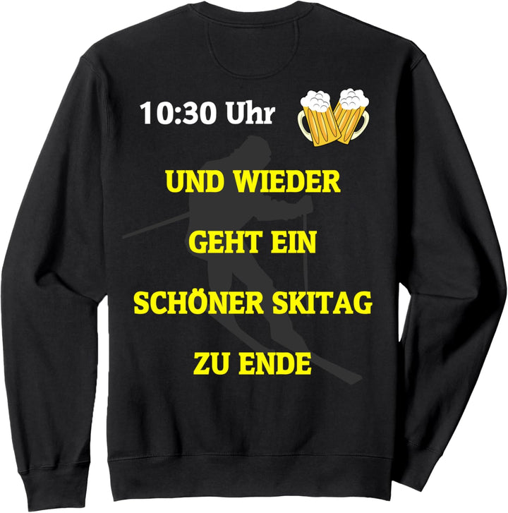 Ein schöner Skitag geht zu Ende Sweatshirt