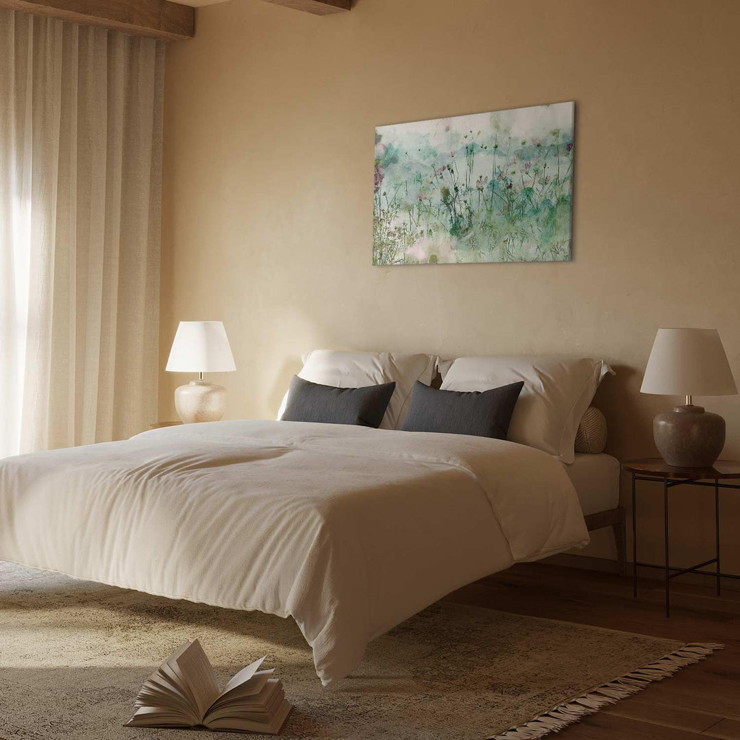 murando - Bilder Wiese 90x60 cm Leinwandbild 1 tlg Kunstdruck modern Wandbilder XXL Wanddekoration D