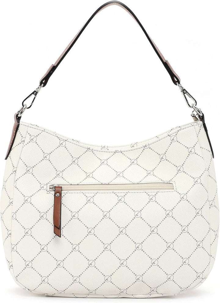Tamaris Beutel TAS Anastasia 30901 Damen Handtaschen Print ecru 320, Ecru
