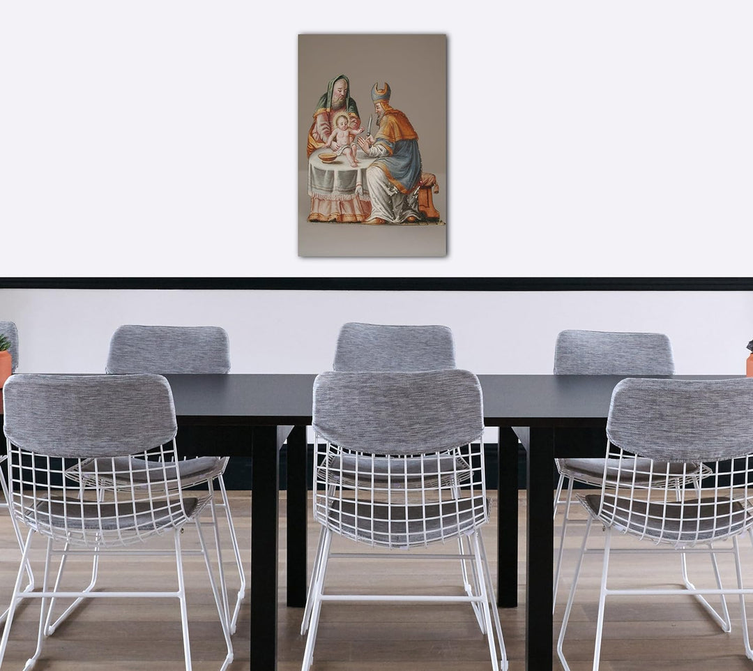 Printed Paintings Leinwand (60x80cm): 18. Jahrhundert - Beschneidung von Jesus im Tempel 60x80 cm, 6