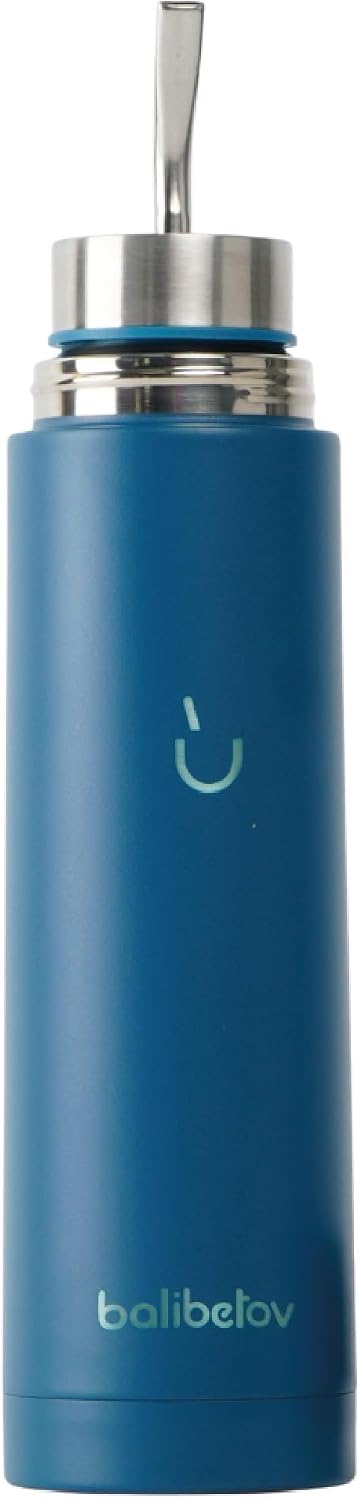 BALIBETOV 750 ml Selbstbedienende Yerba Mate Flasche – Auto-Cebante Mate-Becher – Doppelwandig Vakuu