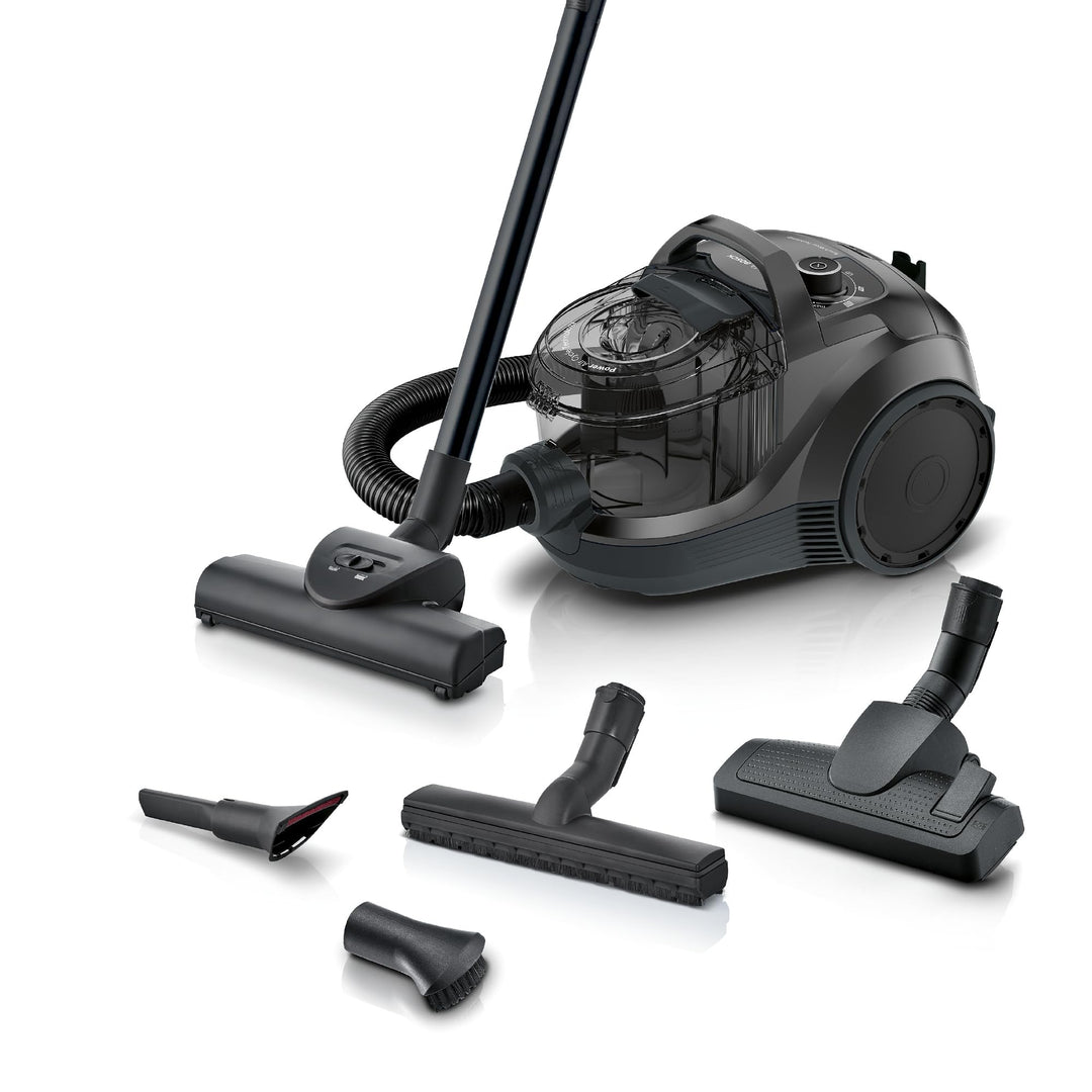 Bosch Staubsauger beutellos Serie 4 BGD21BA3T, Hygiene-Filter, 10 Jahre Motorgarantie, für Parkett,