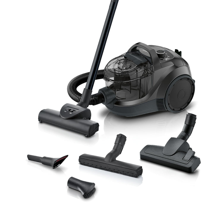 Bosch Staubsauger beutellos Serie 4 BGD21BA3T, Hygiene-Filter, 10 Jahre Motorgarantie, für Parkett,