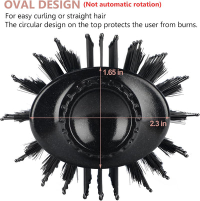 One-Step Warmluftbürste, PARWIN PRO BEAUTY Haartrockner und Volumenbürste, 4 in 1 Ovale Föhnbürste,