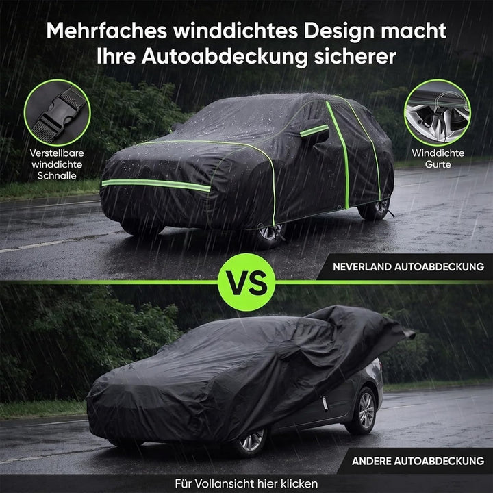 Size XL Car Tarpaulin Tarpaulin for Winter Outdoor &amp; Indoor - Waterproof Car Garage PEVA Zip and Ref
