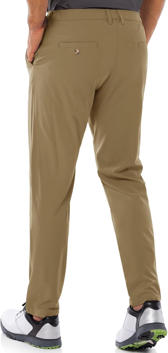 33,000ft Herren Golfhosen Atmungsaktive Stretch Hose für Männer Schnelltrockende Stretch Lange Golfh