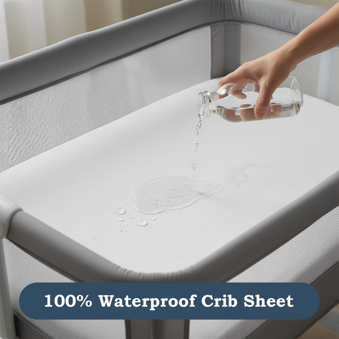 Lilly Belly SoftTouch Wasserdichtes Bettlaken aus Bio-Baumwolle, 90 x 55 cm, sanft zur Babyhaut, atm