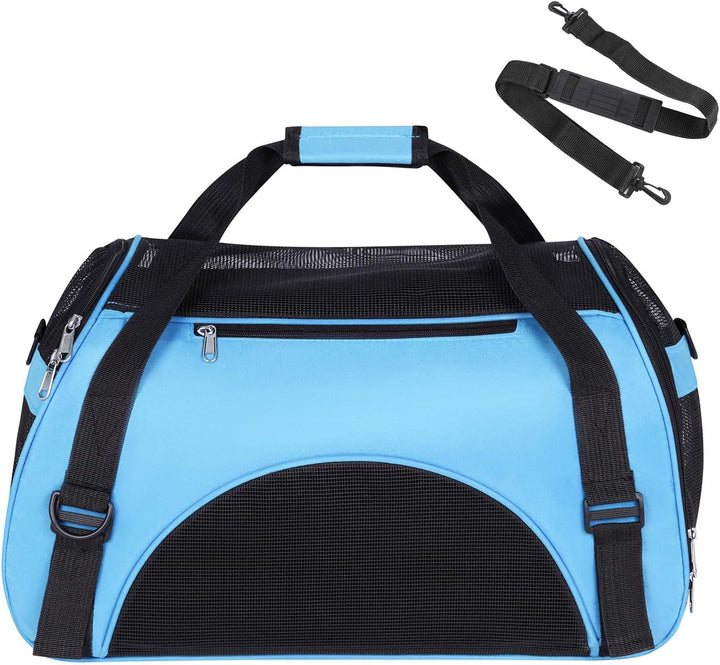 Hundetasche Netzgewebe Atmungsaktiv Katzentransportbox Faltbar Hundetragetasche Waschbar Matte Klein