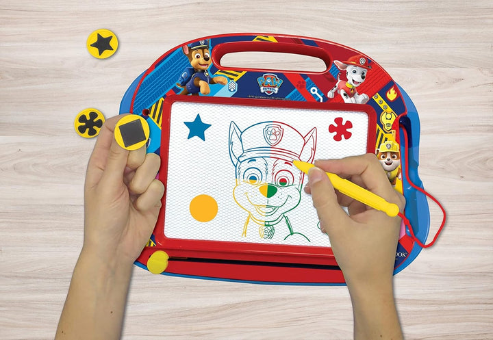 Lexibook Magische magnetische Paw Patrol Helfer auf vier Pfoten Zeichentafel, Magnettafel für Kinder