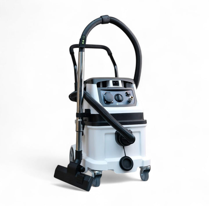 Industriesauger mit Klopffunktion und Fernbedienung | Bausauger 1600W | Nasssauger 40L Tank 230V ink