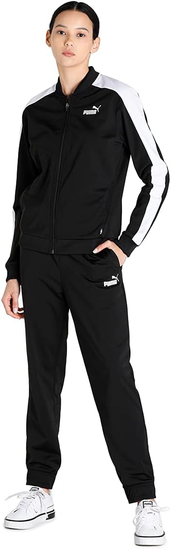 PUMA Damen Baseball Tricot Suit Cl Trainingsanzug, L Puma Black