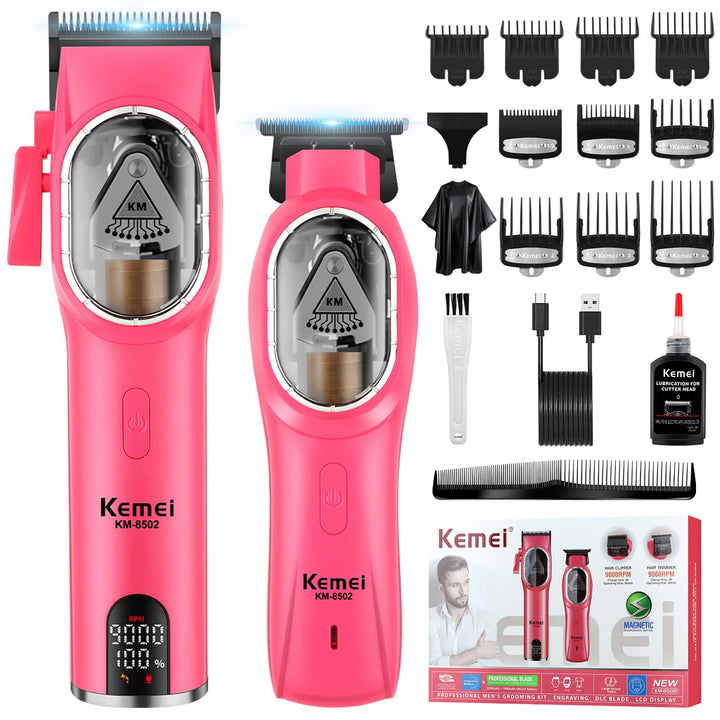 KEMEI 8502 Professionelle Haarschneidemaschinen Set für Männer, Elektrische Schnurlose Haarschneidem