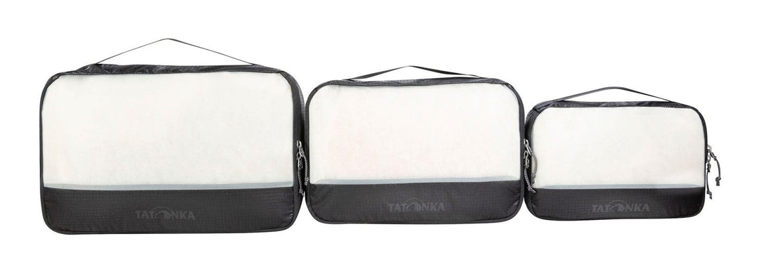 Tatonka Packwürfel Mesh Bag Set (3 Stück) - DREI leichte Netztaschen in unterschiedlichen Grössen -