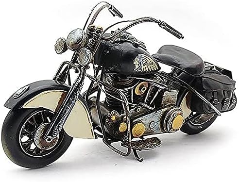 Lesser & Pavey Metall-Kunst-Modell, Indian Chief-Stil, Motorrad, 36 cm, verpackt, Schwarz