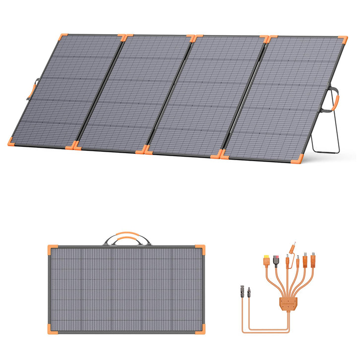 400W Bifaziales Tragbares Solarpanel, 33V Faltbares Solarladegerät, 400W