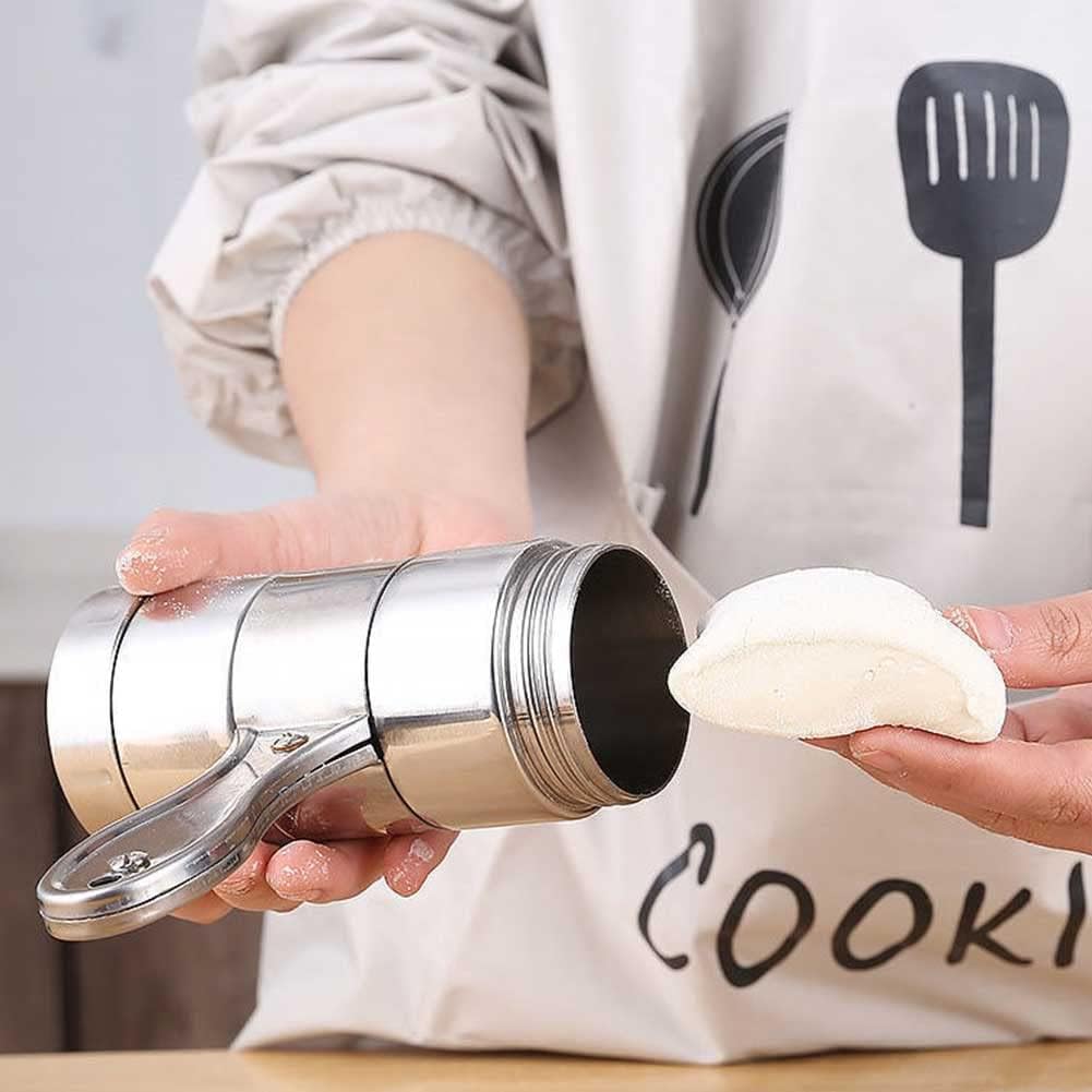 Nudelmaschine,Manuelle Nudelpresse aus Edelstahl,Tragbare Nudelpresse,Spaghetti-Maschine mit 5 Nudel
